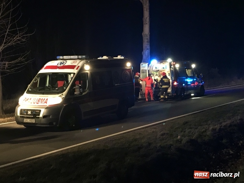 Zdjęcie w galerii na portalu naszraciborz.pl: Tragedia na drodze Racibórz Markowice-Babice. Opel uderzył w drzewo i stanął w płomieniach. Nie żyje 16-letnia dziewczyna wiadomości z regionu