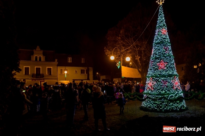 Zdjęcie w galerii na portalu naszraciborz.pl: Boże Narodzenie tuż tuż. Mieszkańcy Krzanowic rozświetlili choinkę na rynku FOTO i WIDEO wiadomości z regionu