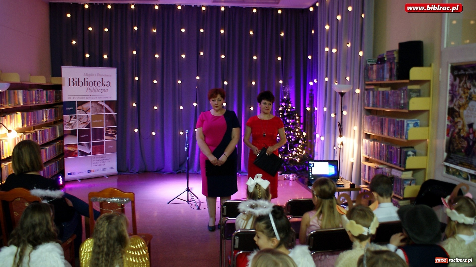 Zdjęcie w galerii na portalu naszraciborz.pl: XVI Międzyprzedszkolny Przegląd Kolęd w bibliotece wiadomości z regionu