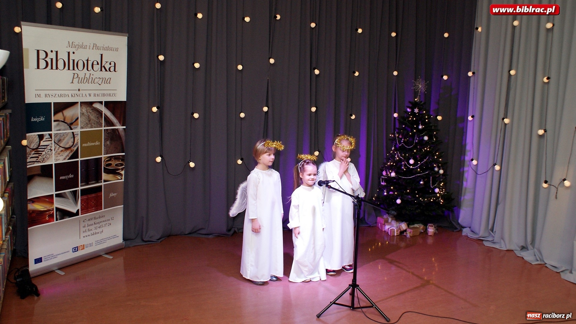 Zdjęcie w galerii na portalu naszraciborz.pl: XVI Międzyprzedszkolny Przegląd Kolęd w bibliotece wiadomości z regionu