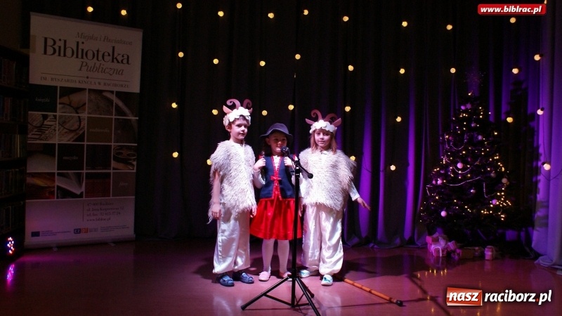 Zdjęcie w galerii na portalu naszraciborz.pl: XVI Międzyprzedszkolny Przegląd Kolęd w bibliotece wiadomości z regionu