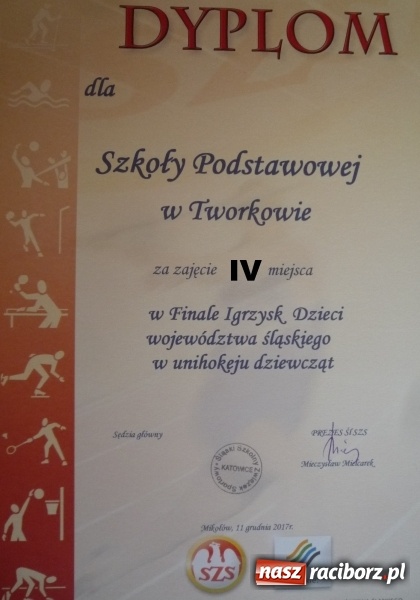 Zdjęcie w galerii na portalu naszraciborz.pl: Tworkowiki w finale Igrzysk Dzieci Województwa Śląskiego w unihokeju  wiadomości z regionu