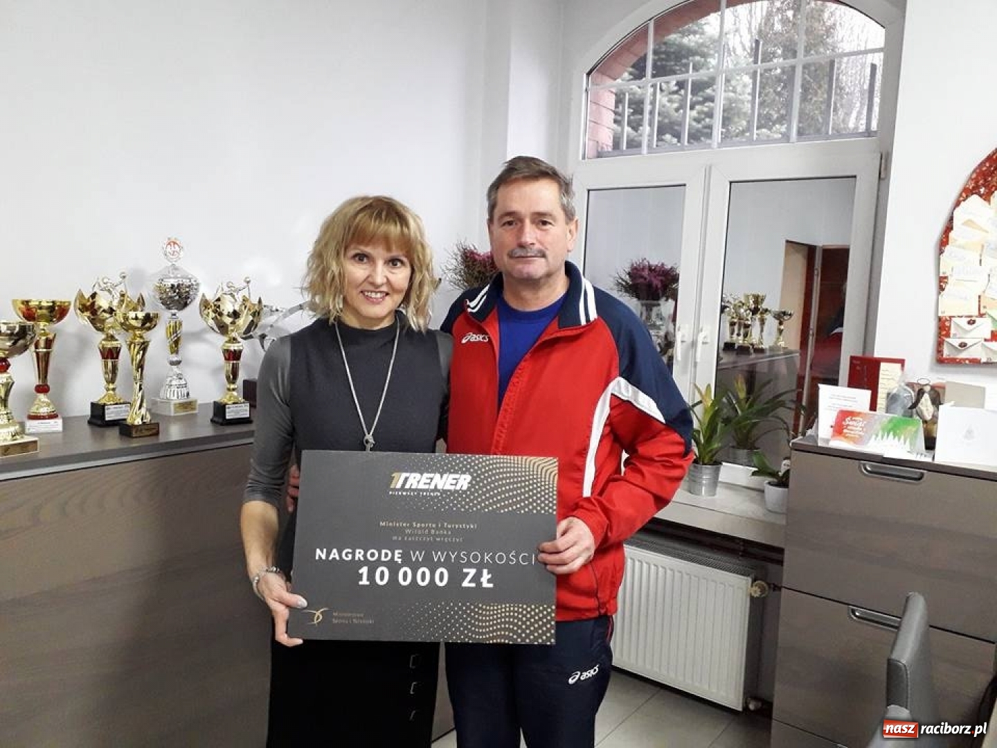 Zdjęcie w galerii na portalu naszraciborz.pl: Piotr Morka nagrodzony przez Ministra Sportu i Turystyki wiadomości z regionu