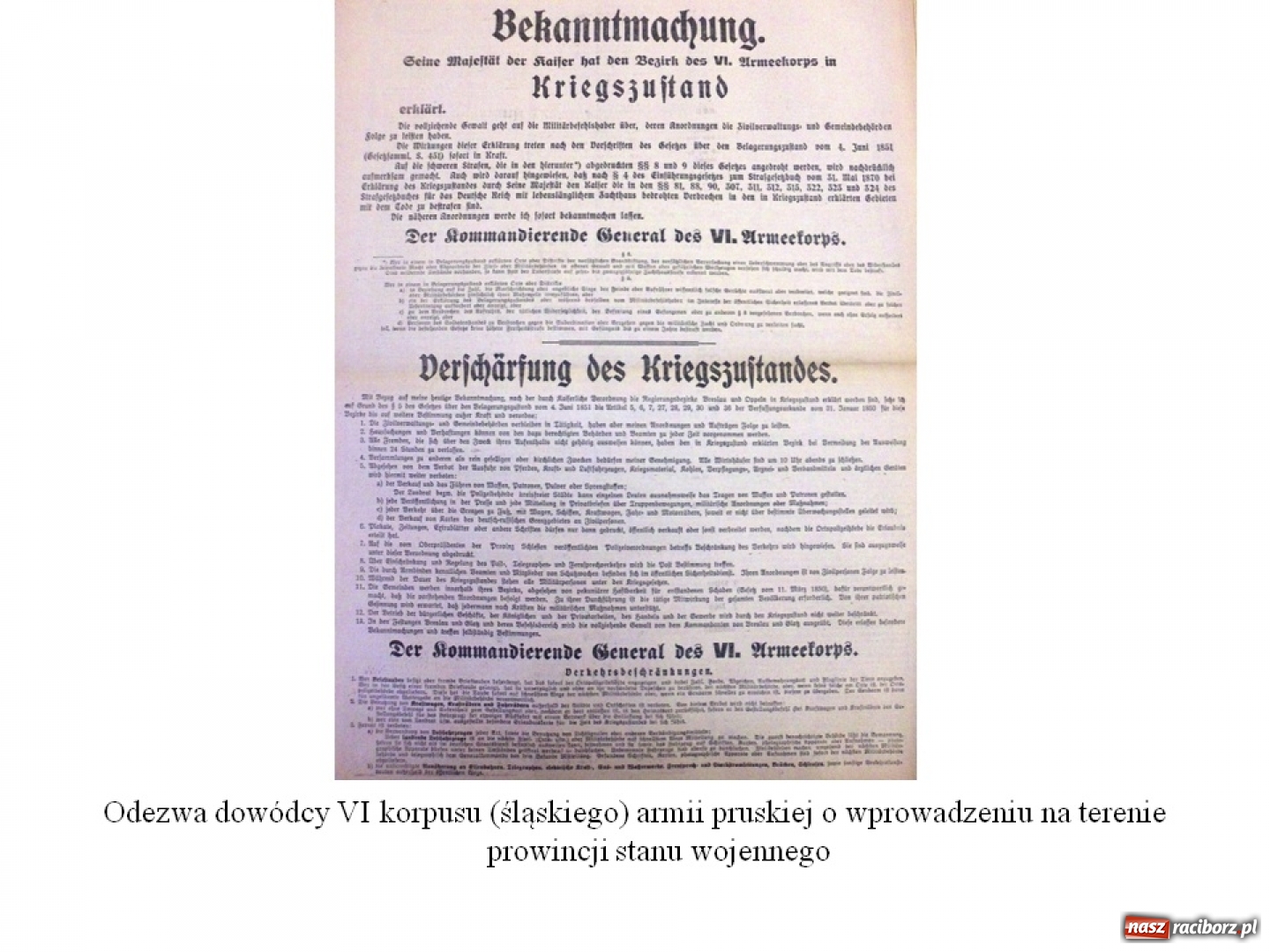 Zdjęcie w galerii na portalu naszraciborz.pl: Racibórz i ziemia raciborska w okresie wielkiej wojny 1914-1918 cz. 10  wiadomości z regionu