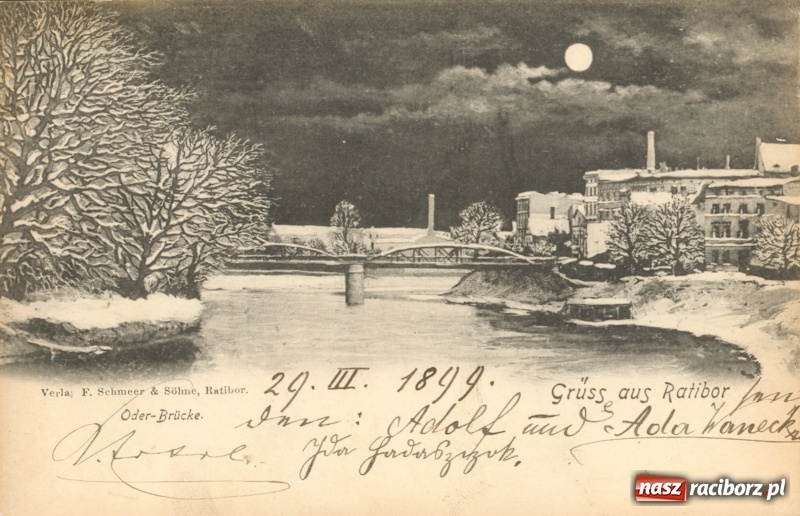 Zdjęcie w galerii na portalu naszraciborz.pl: Dawny Racibórz w zimowej scenerii  wiadomości z regionu