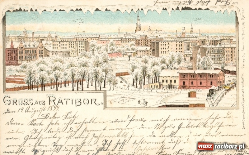 Zdjęcie w galerii na portalu naszraciborz.pl: Dawny Racibórz w zimowej scenerii  wiadomości z regionu
