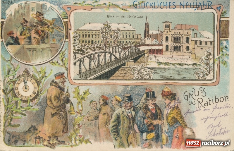 Zdjęcie w galerii na portalu naszraciborz.pl: Dawny Racibórz w zimowej scenerii  wiadomości z regionu