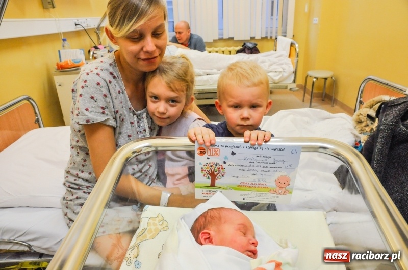 Zdjęcie w galerii na portalu naszraciborz.pl: Pierwszy tegoroczny poród na Śląsku odbył się w Raciborzu. Na świat przyszła Paulinka wiadomości z regionu