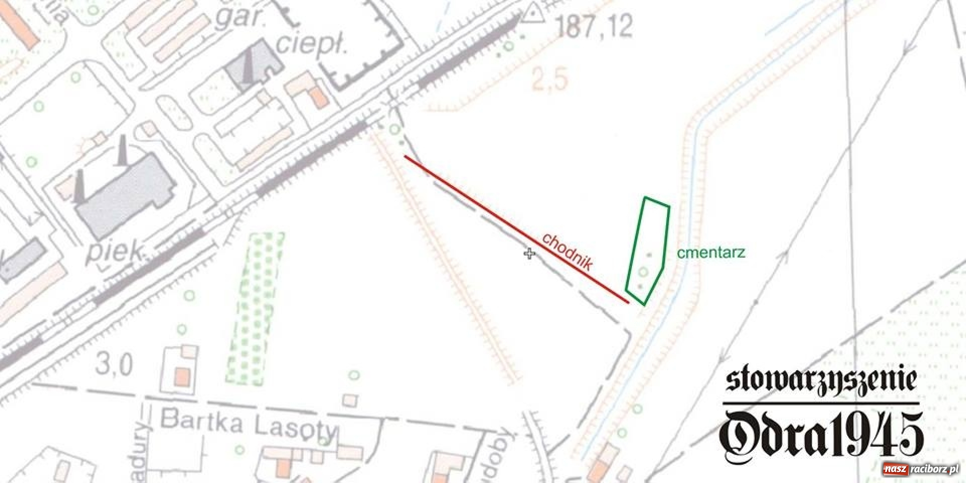 Zdjęcie w galerii na portalu naszraciborz.pl: Stowarzyszenie Odra 1945 odkrywa zapomniany trakt wiadomości z regionu