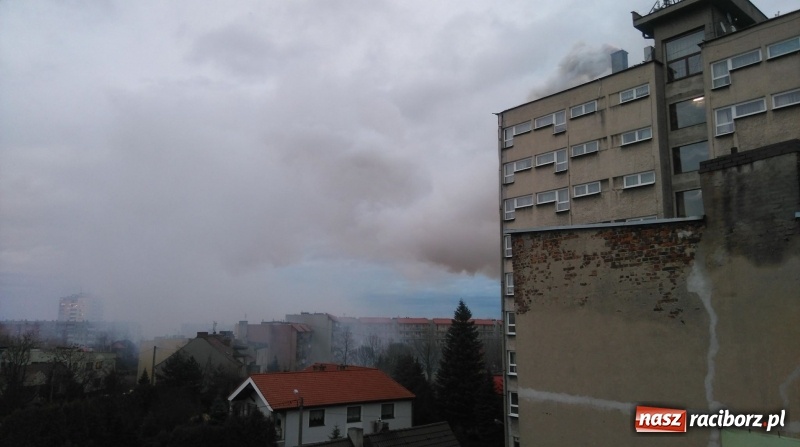 Zdjęcie w galerii na portalu naszraciborz.pl: Fałszywy alarm na Bosackiej. Nie było pożaru. Kopciło z komina wiadomości z regionu