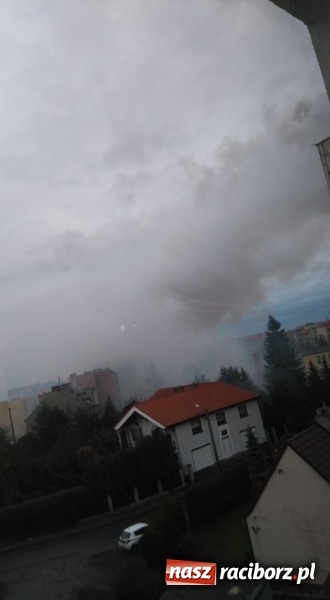 Zdjęcie w galerii na portalu naszraciborz.pl: Fałszywy alarm na Bosackiej. Nie było pożaru. Kopciło z komina wiadomości z regionu