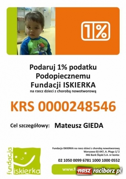 Zdjęcie w galerii na portalu naszraciborz.pl: Wylicytuj koszulkę reprezentacji i pomóż małemu Mateuszowi wiadomości z regionu