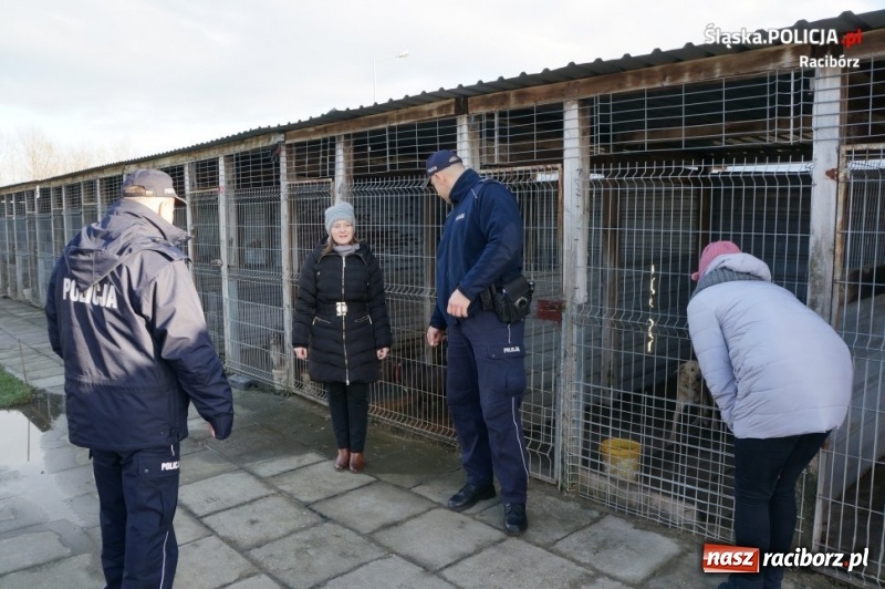 Zdjęcie w galerii na portalu naszraciborz.pl: Raciborscy policjanci i pracownicy komendy zaangażowali się w zbiórkę dla schroniska wiadomości z regionu