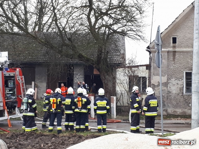 Zdjęcie w galerii na portalu naszraciborz.pl: Pożar domu przy ul. Górnośląskiej w Raciborzu  wiadomości z regionu