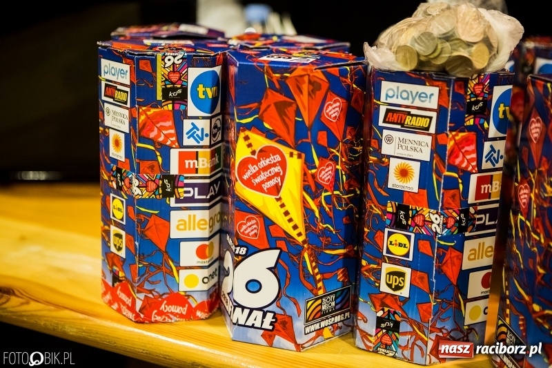 Zdjęcie w galerii na portalu naszraciborz.pl: Rekord w Raciborzu. Ponad 100 tys. zł z kwesty i licytacji Wielkiej Orkiestry Świątecznej Pomocy wiadomości z regionu