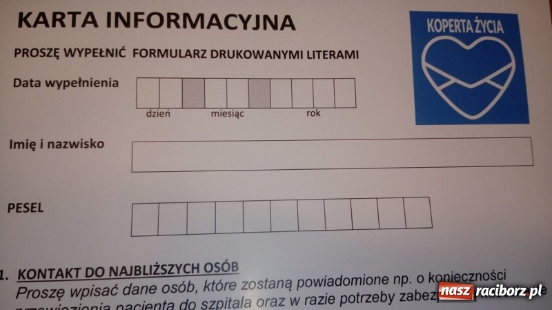 Zdjęcie w galerii na portalu naszraciborz.pl: Koperta życia na Dzień Babci i Dziadka w raciborskim magistracie wiadomości z regionu