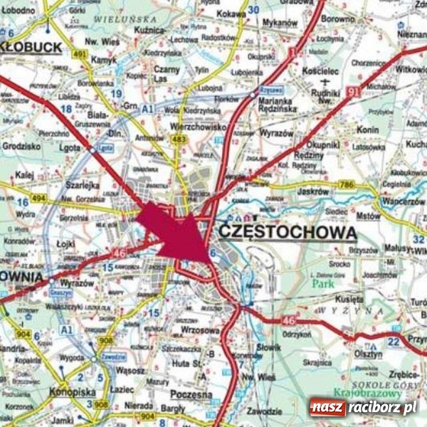 Zdjęcie w galerii na portalu naszraciborz.pl: Racibórz promuje się na billboardach w największych miastach w Polsce wiadomości z regionu