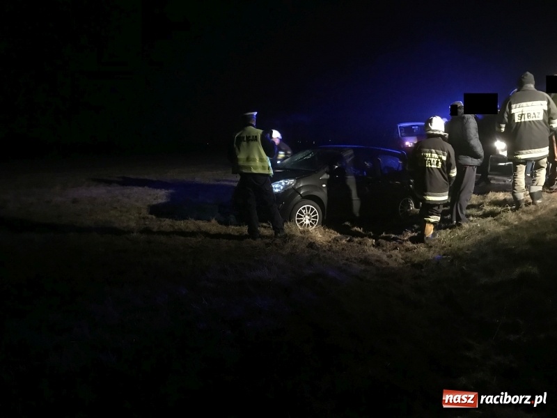 Zdjęcie w galerii na portalu naszraciborz.pl: Twingo dachowało na trasie Ciechowice-Turze  wiadomości z regionu