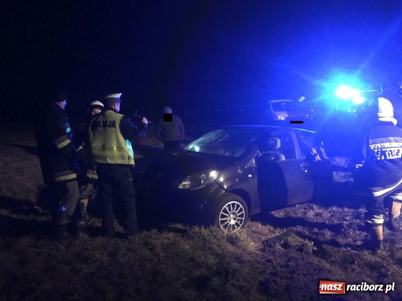 Zdjęcie w galerii na portalu naszraciborz.pl: Twingo dachowało na trasie Ciechowice-Turze  wiadomości z regionu