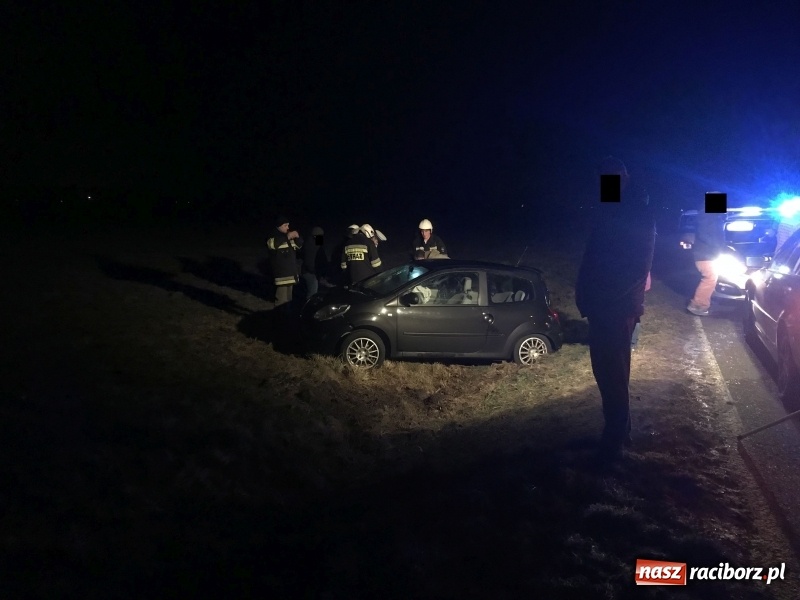 Zdjęcie w galerii na portalu naszraciborz.pl: Twingo dachowało na trasie Ciechowice-Turze  wiadomości z regionu