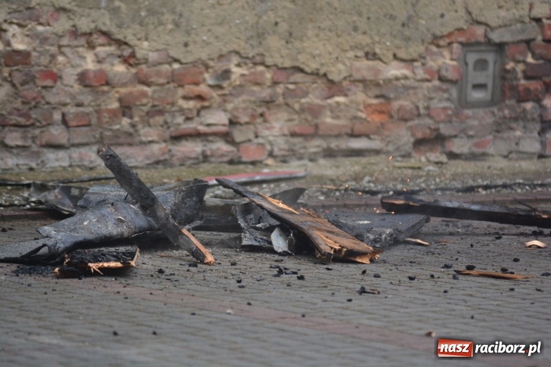 Zdjęcie w galerii na portalu naszraciborz.pl: Pożar na Końcu Świata. Strażacy oszacowali straty i podali przypuszczalną przyczynę pojawienia się ognia wiadomości z regionu