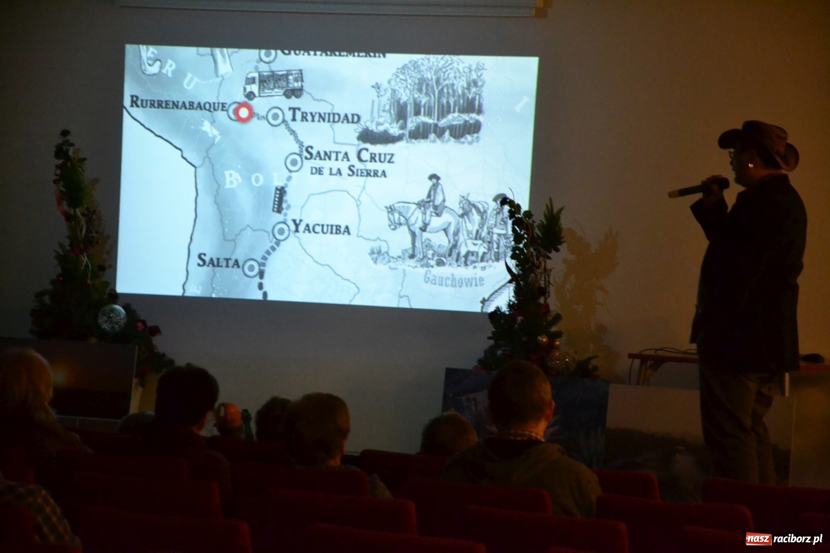 Zdjęcie w galerii na portalu naszraciborz.pl: Podróżnicze spotkanie na zamku  wiadomości z regionu