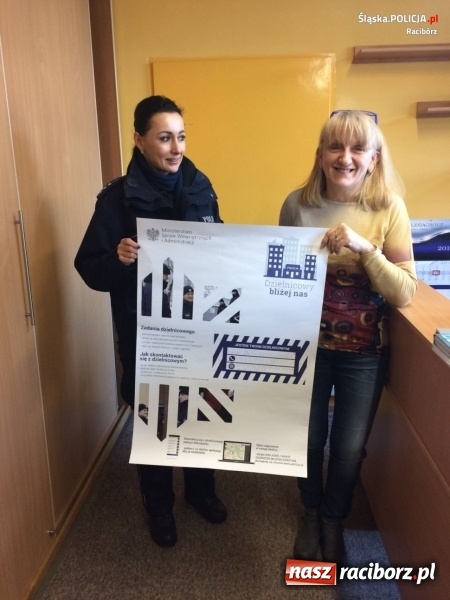 Zdjęcie w galerii na portalu naszraciborz.pl: Raciborscy dzielnicowi bliżej szkoły wiadomości z regionu