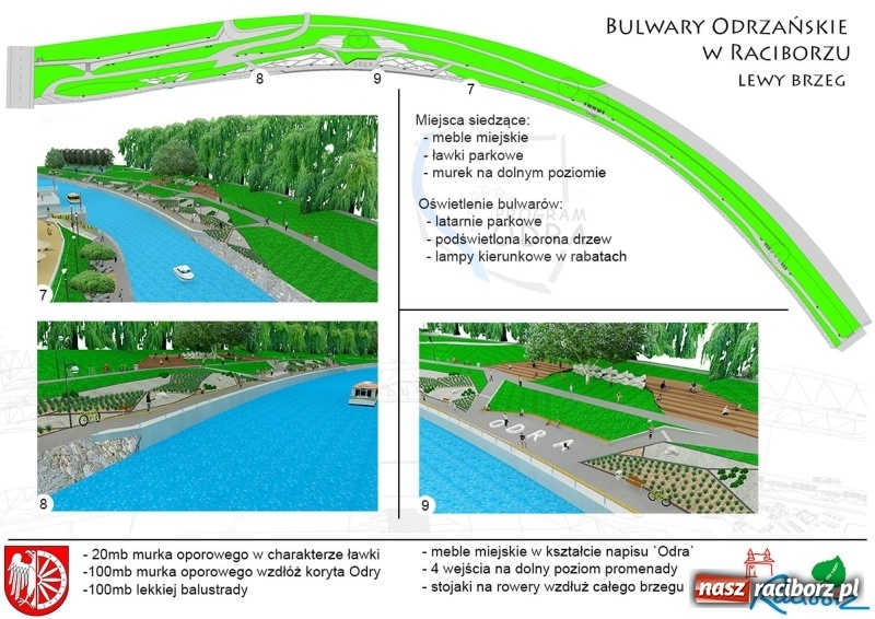 Zdjęcie w galerii na portalu naszraciborz.pl: Miasto wybrało wykonawcę projektu zagospodarowania lewego brzegu Odry wiadomości z regionu