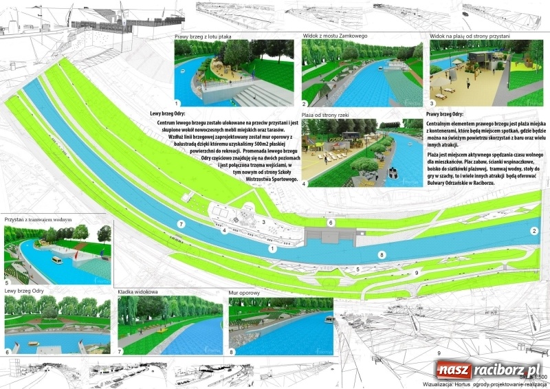 Zdjęcie w galerii na portalu naszraciborz.pl: Miasto wybrało wykonawcę projektu zagospodarowania lewego brzegu Odry wiadomości z regionu