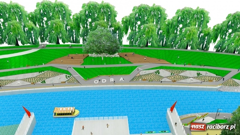 Zdjęcie w galerii na portalu naszraciborz.pl: Miasto wybrało wykonawcę projektu zagospodarowania lewego brzegu Odry wiadomości z regionu