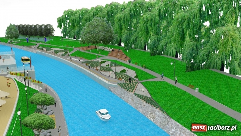 Zdjęcie w galerii na portalu naszraciborz.pl: Miasto wybrało wykonawcę projektu zagospodarowania lewego brzegu Odry wiadomości z regionu