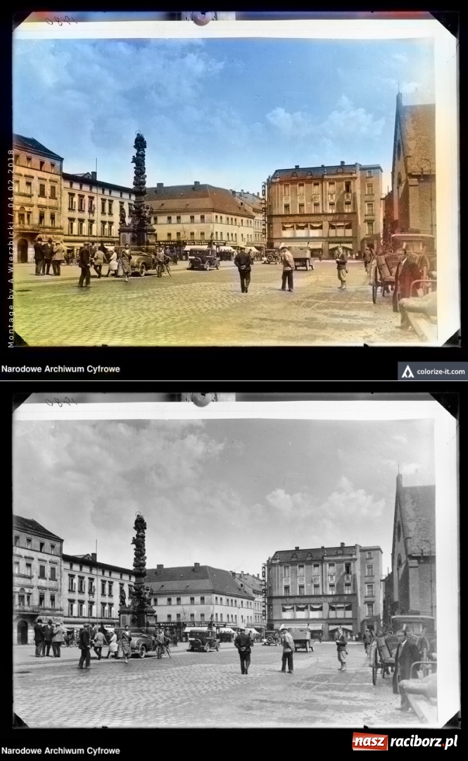 Zdjęcie w galerii na portalu naszraciborz.pl: Fotografie starego Raciborza w kolorze  wiadomości z regionu