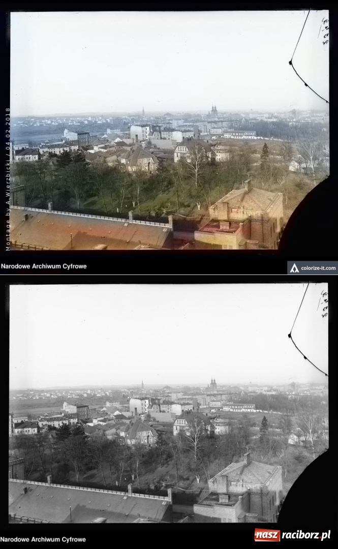 Zdjęcie w galerii na portalu naszraciborz.pl: Fotografie starego Raciborza w kolorze  wiadomości z regionu