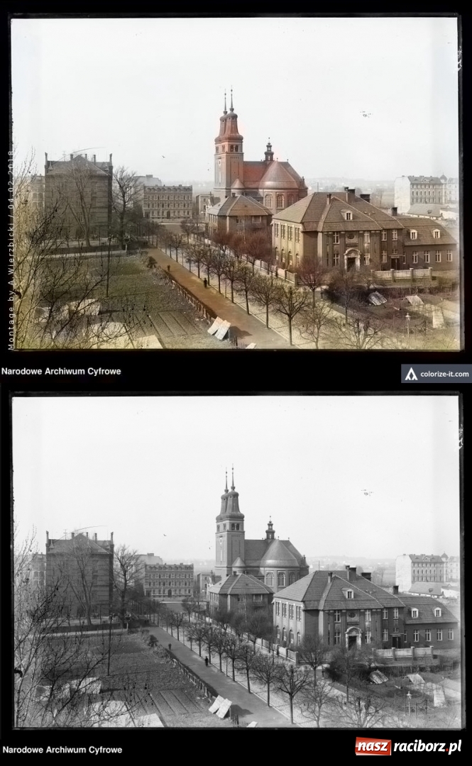 Zdjęcie w galerii na portalu naszraciborz.pl: Fotografie starego Raciborza w kolorze  wiadomości z regionu