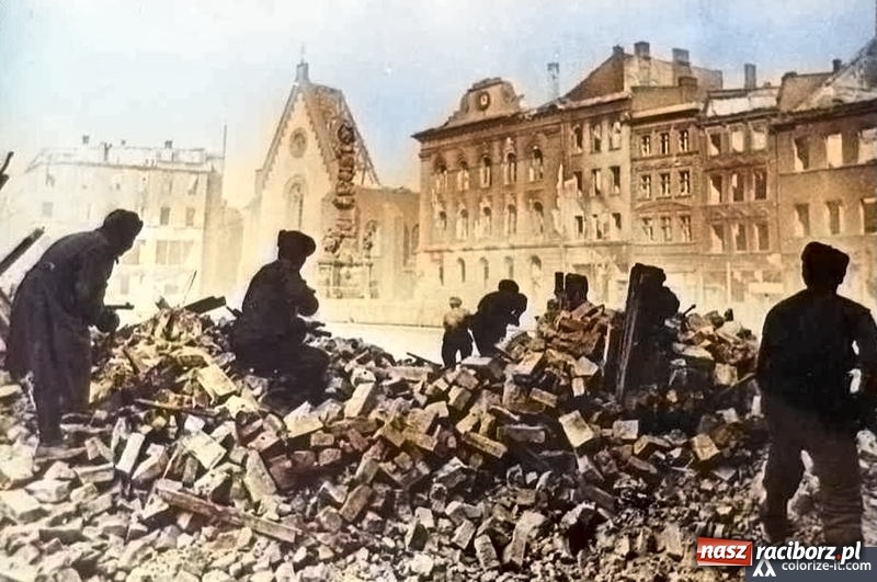 Zdjęcie w galerii na portalu naszraciborz.pl: Fotografie starego Raciborza w kolorze  wiadomości z regionu