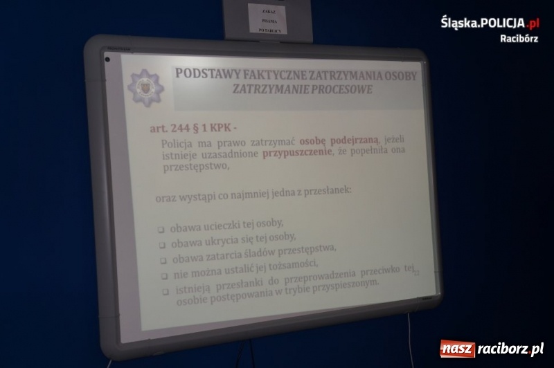 Zdjęcie w galerii na portalu naszraciborz.pl: Raciborscy funkcjonariusze na szkoleniu z udziałem wykładowców Szkoły Policji w Katowicach wiadomości z regionu