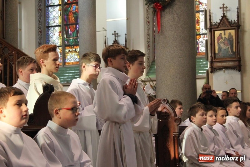 Zdjęcie w galerii na portalu naszraciborz.pl: Ministranci z powiatu raciborskiego przyjęli funkcję lektora  wiadomości z regionu