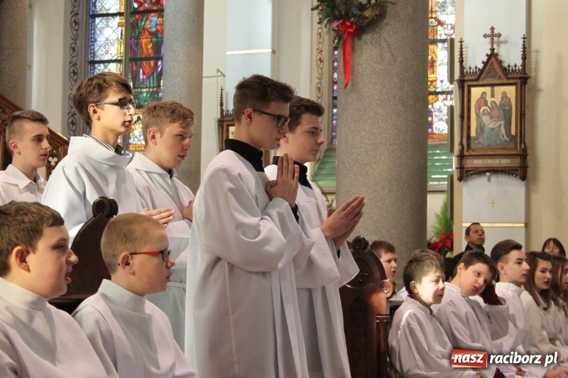 Zdjęcie w galerii na portalu naszraciborz.pl: Ministranci z powiatu raciborskiego przyjęli funkcję lektora  wiadomości z regionu