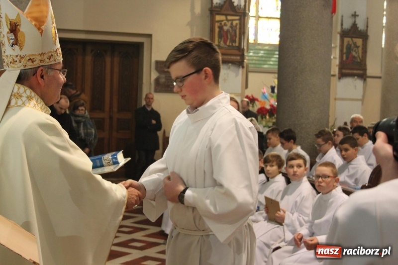 Zdjęcie w galerii na portalu naszraciborz.pl: Ministranci z powiatu raciborskiego przyjęli funkcję lektora  wiadomości z regionu