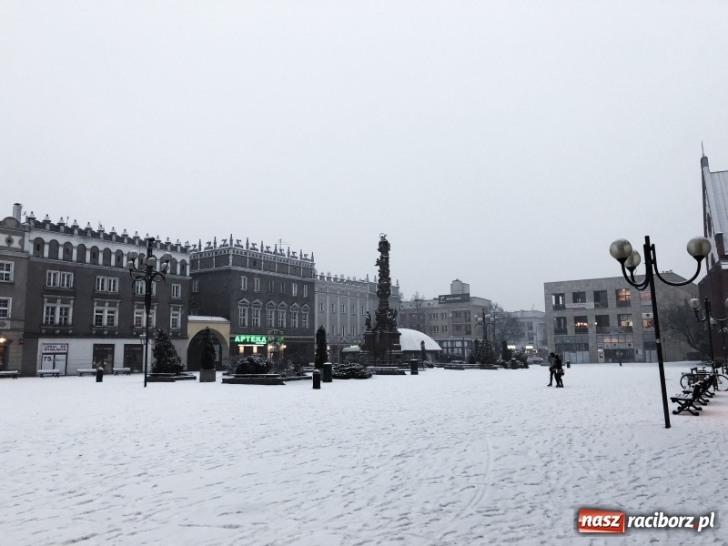 Zdjęcie w galerii na portalu naszraciborz.pl: Zima zawitała do Raciborza. Zobacz, jak miasto prezentuje się w śnieżnej scenerii  wiadomości z regionu