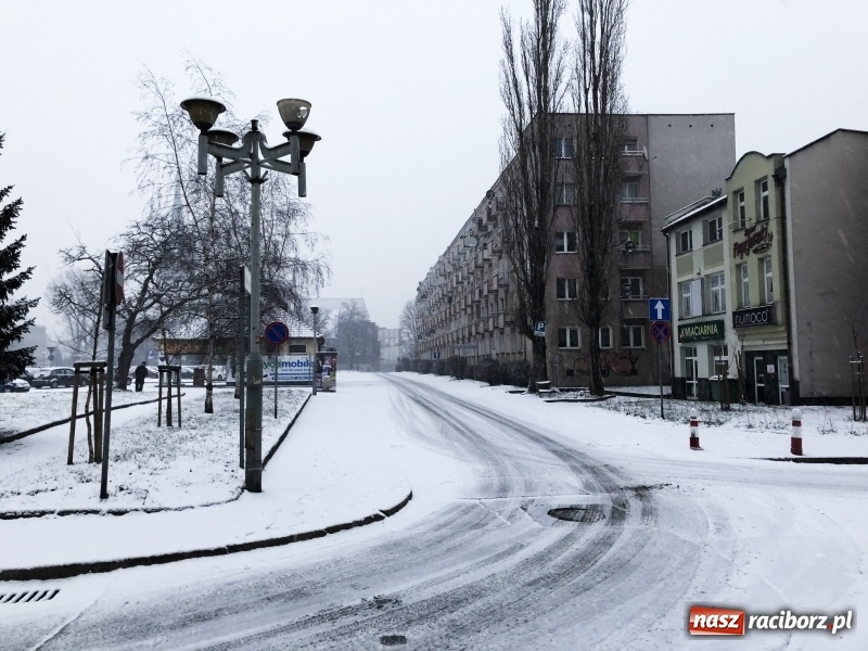 Zdjęcie w galerii na portalu naszraciborz.pl: Zima zawitała do Raciborza. Zobacz, jak miasto prezentuje się w śnieżnej scenerii  wiadomości z regionu
