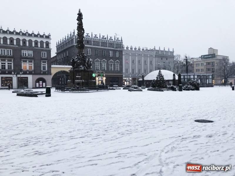 Zdjęcie w galerii na portalu naszraciborz.pl: Zima zawitała do Raciborza. Zobacz, jak miasto prezentuje się w śnieżnej scenerii  wiadomości z regionu
