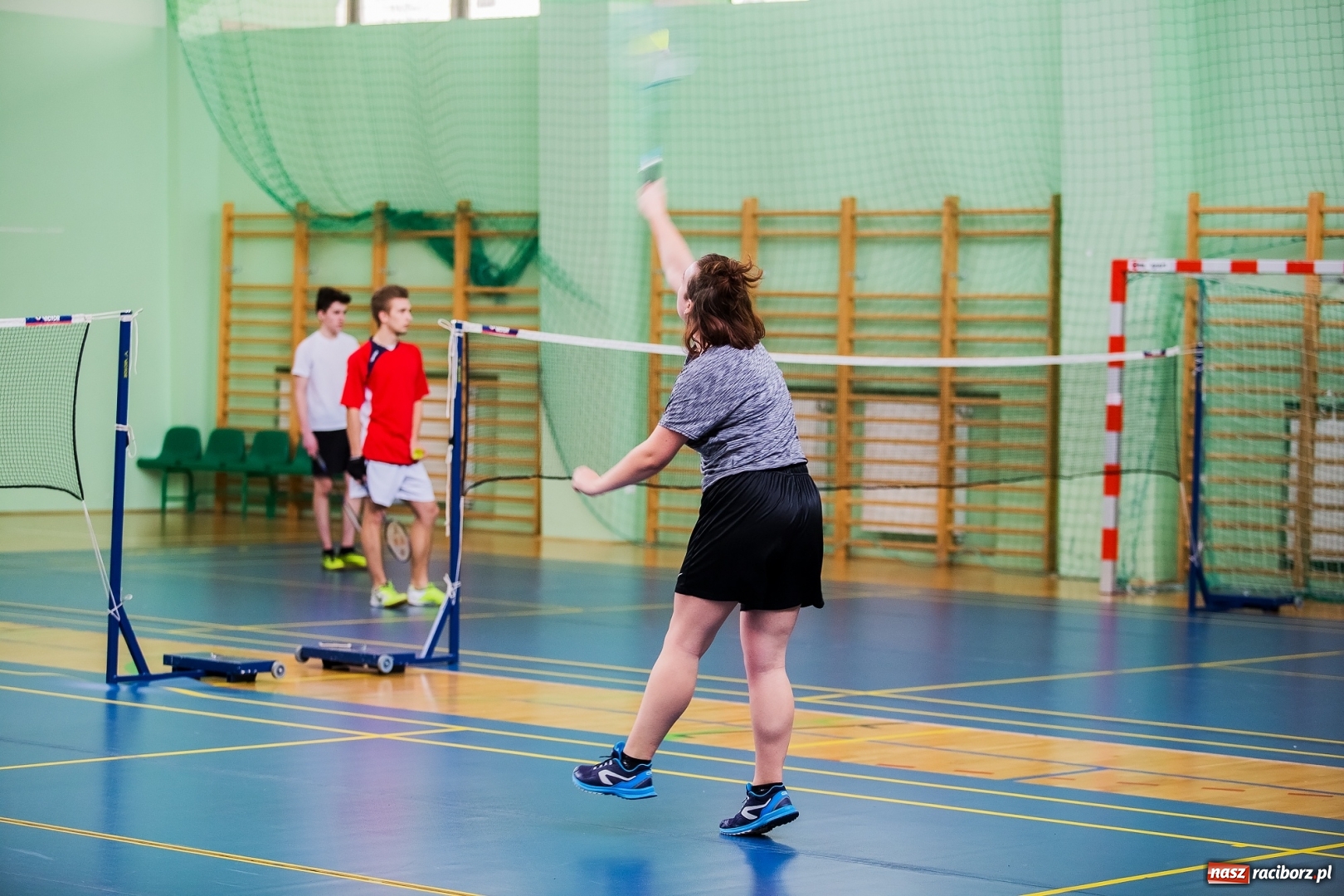 Zdjęcie w galerii na portalu naszraciborz.pl: Finał miejski w badmintonie szkół ponagimnazjalnych wiadomości z regionu