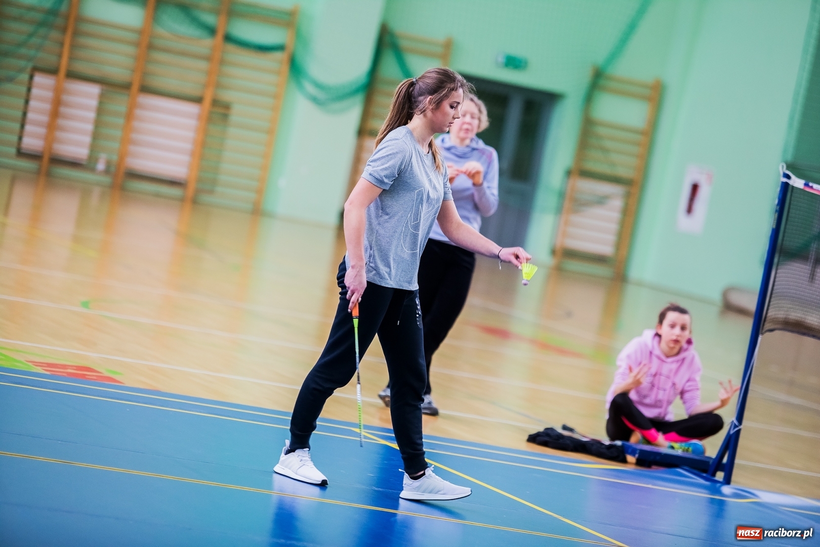 Zdjęcie w galerii na portalu naszraciborz.pl: Finał miejski w badmintonie szkół ponagimnazjalnych wiadomości z regionu