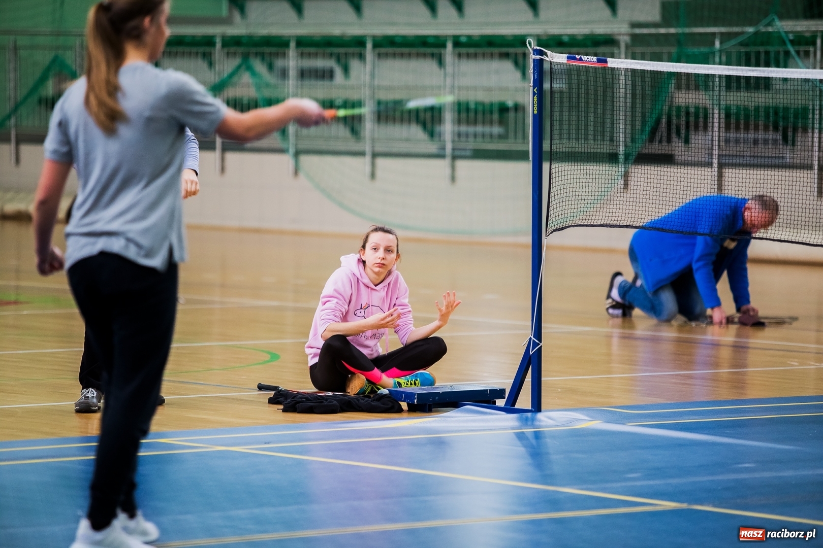 Zdjęcie w galerii na portalu naszraciborz.pl: Finał miejski w badmintonie szkół ponagimnazjalnych wiadomości z regionu
