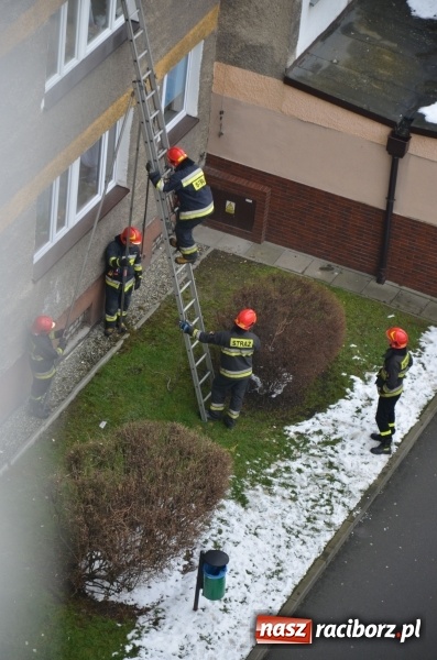 Zdjęcie w galerii na portalu naszraciborz.pl: 80-letnia raciborzanka potrzebowała pomocy. Strażacy weszli do mieszkania przez okno  wiadomości z regionu