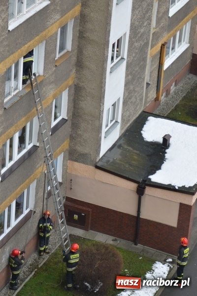 Zdjęcie w galerii na portalu naszraciborz.pl: 80-letnia raciborzanka potrzebowała pomocy. Strażacy weszli do mieszkania przez okno  wiadomości z regionu