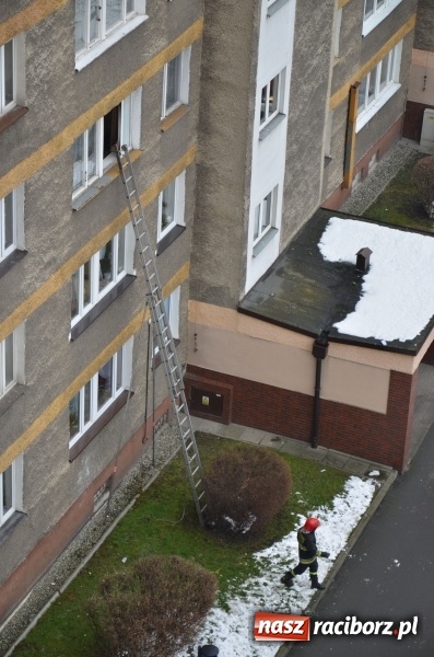 Zdjęcie w galerii na portalu naszraciborz.pl: 80-letnia raciborzanka potrzebowała pomocy. Strażacy weszli do mieszkania przez okno  wiadomości z regionu