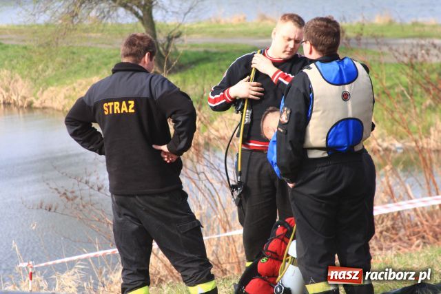 Zdjęcie w galerii na portalu naszraciborz.pl: Zatopiony mercedes już na brzegu wiadomości z regionu