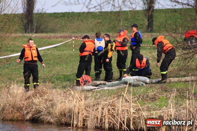 Zdjęcie w galerii na portalu naszraciborz.pl: Zatopiony mercedes już na brzegu wiadomości z regionu